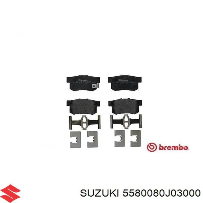 Задні дискові колодки Suzuki 5580080J03000