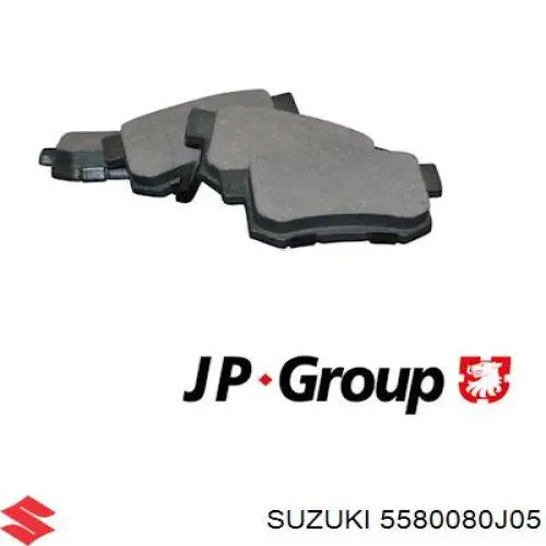 5580080J05 Suzuki колодки гальмові задні, дискові