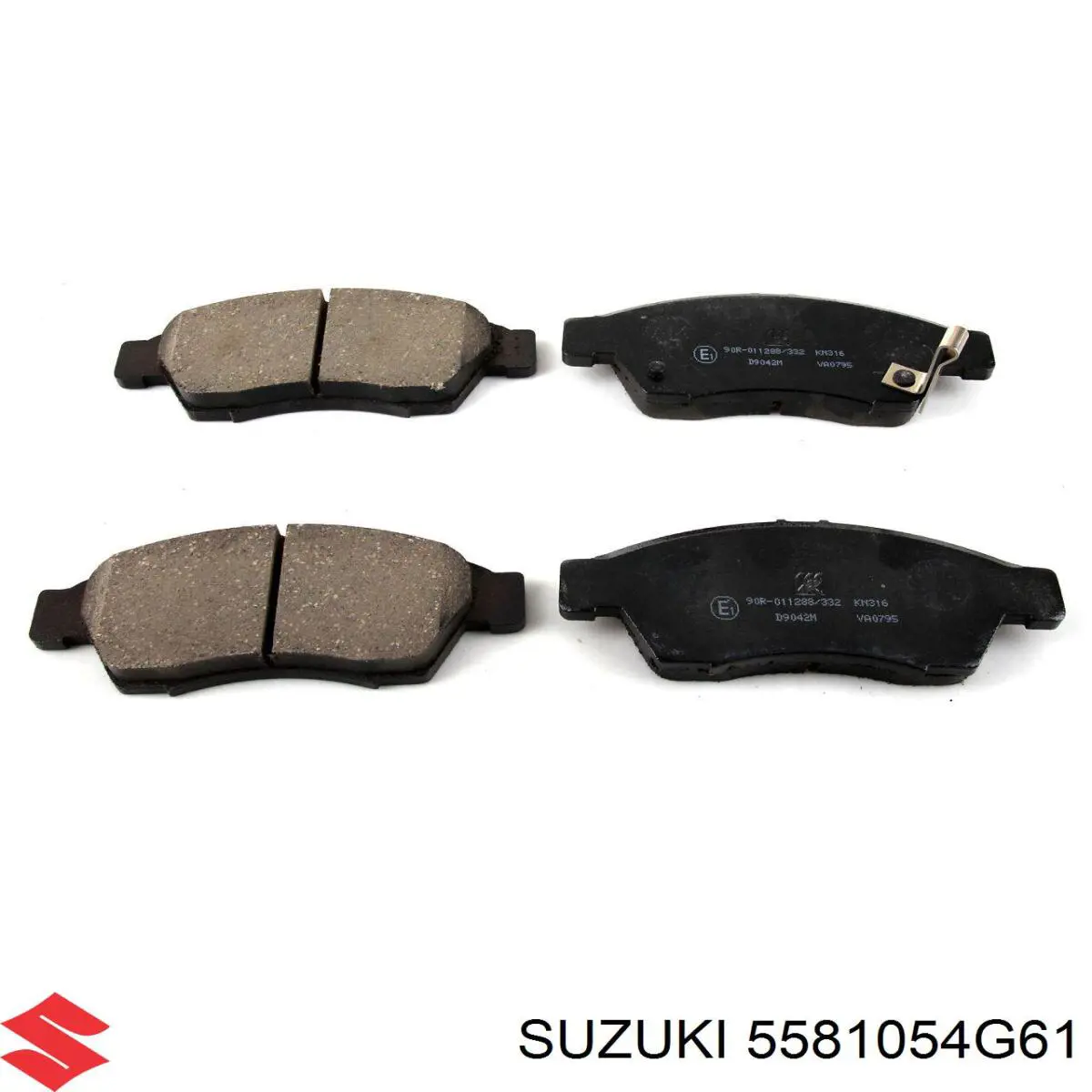 5581054G61 Suzuki Передні гальмівні колодки