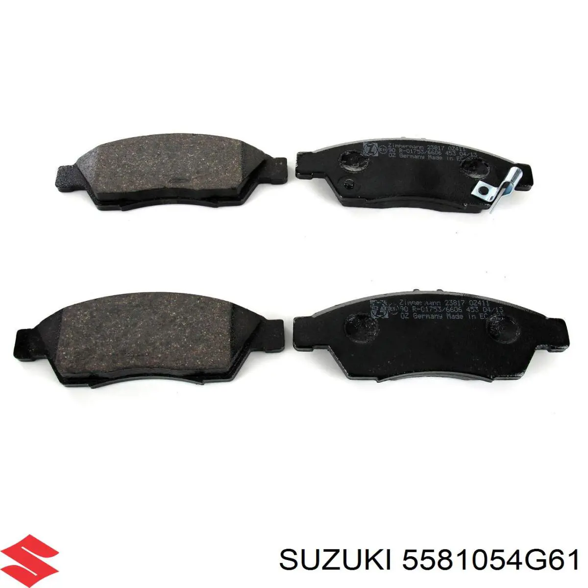 Купити 5581054G61 Suzuki Колодки гальмівні передні, дискові