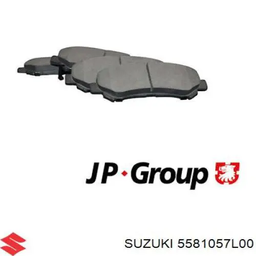 5581057L00 Suzuki Передні гальмівні колодки
