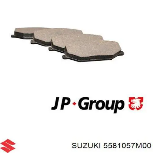Передні тормозні колодки 5581057M00 Suzuki
