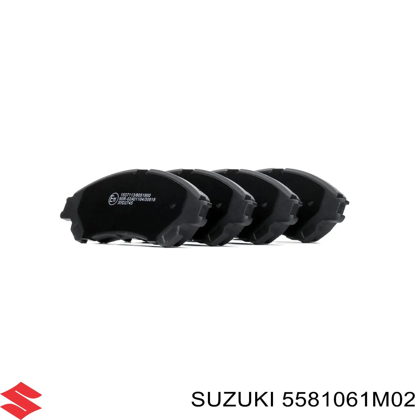 5581061M02 Suzuki Передні гальмівні колодки