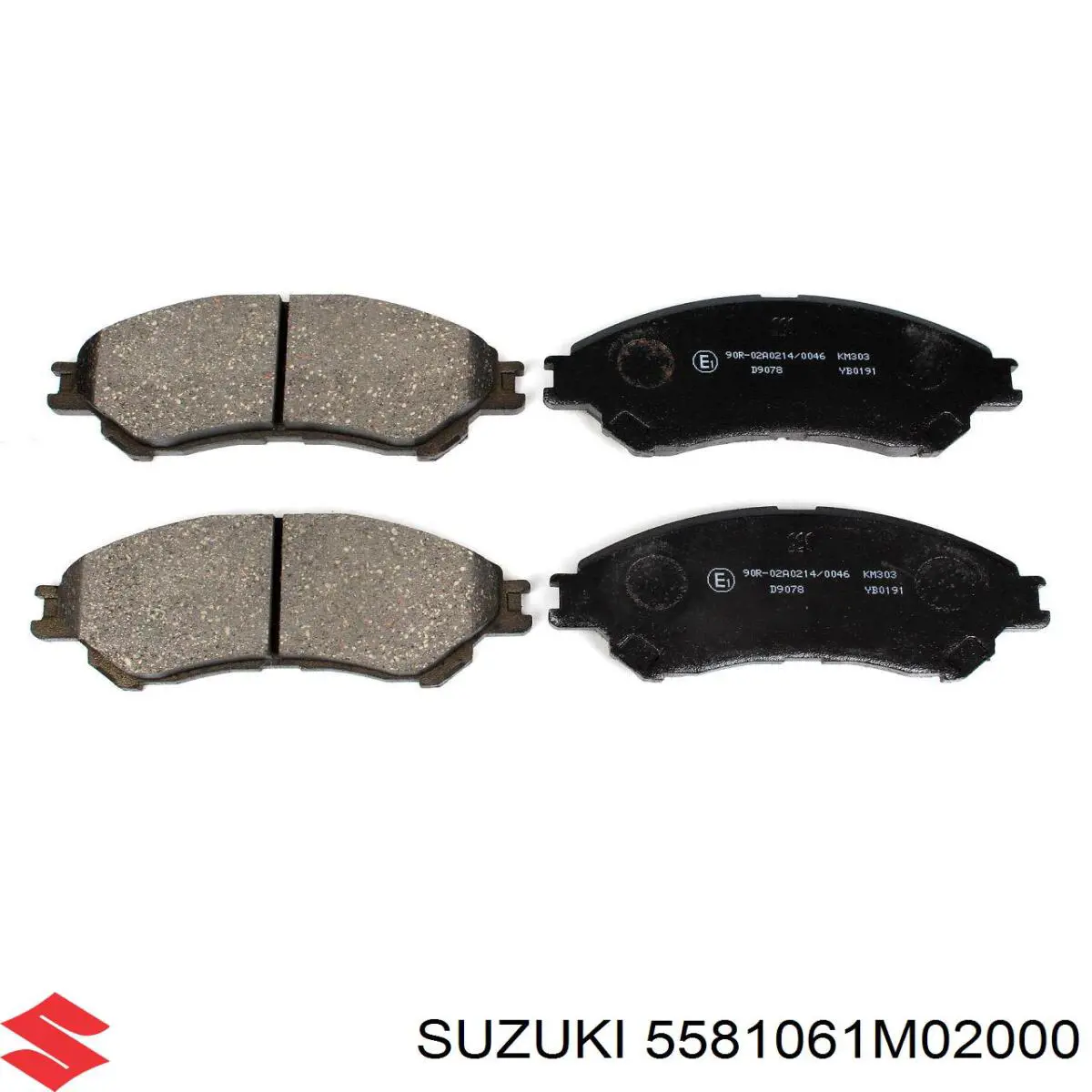 Купити 5581061M02000 Suzuki Колодки гальмівні передні, дискові