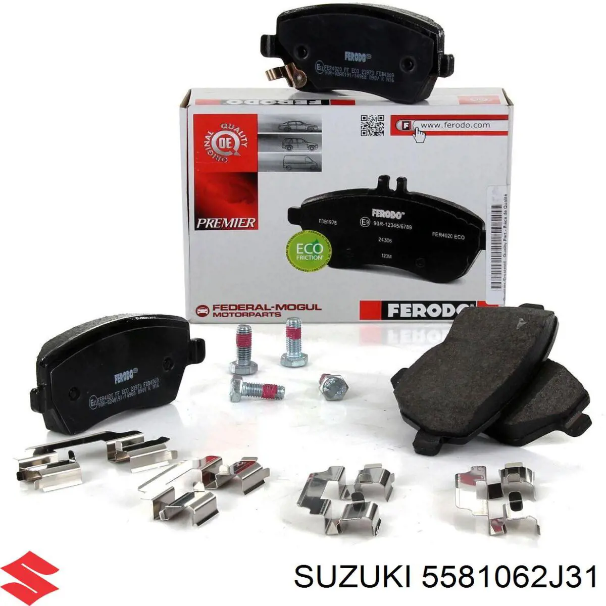 Гальмівні колодки Suzuki 5581062J31 ціна, від 21.53 USD