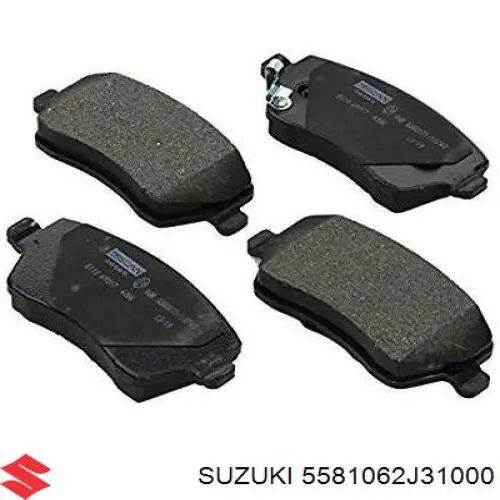 Передні тормозні колодки 5581062J31000 Suzuki