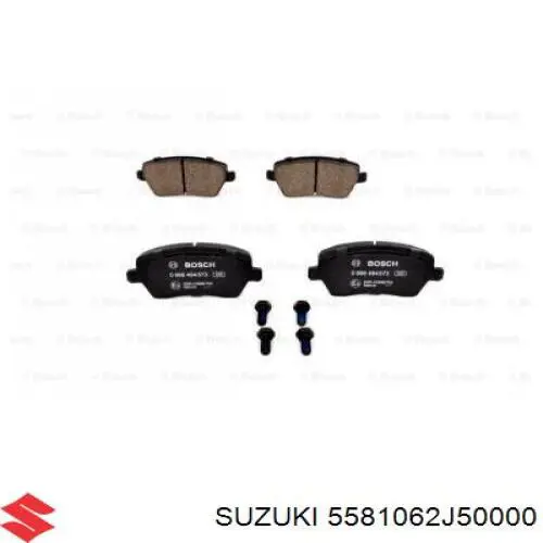 Купити 5581062J50000 Suzuki Колодки гальмівні передні, дискові