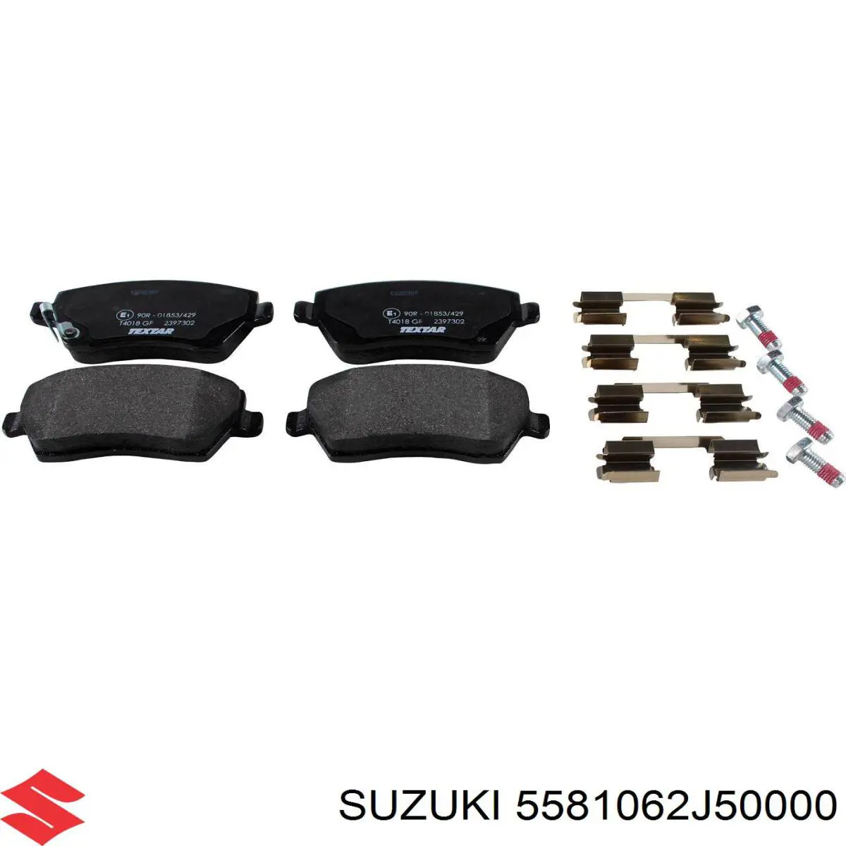 5581062J50000 Suzuki Передні гальмівні колодки