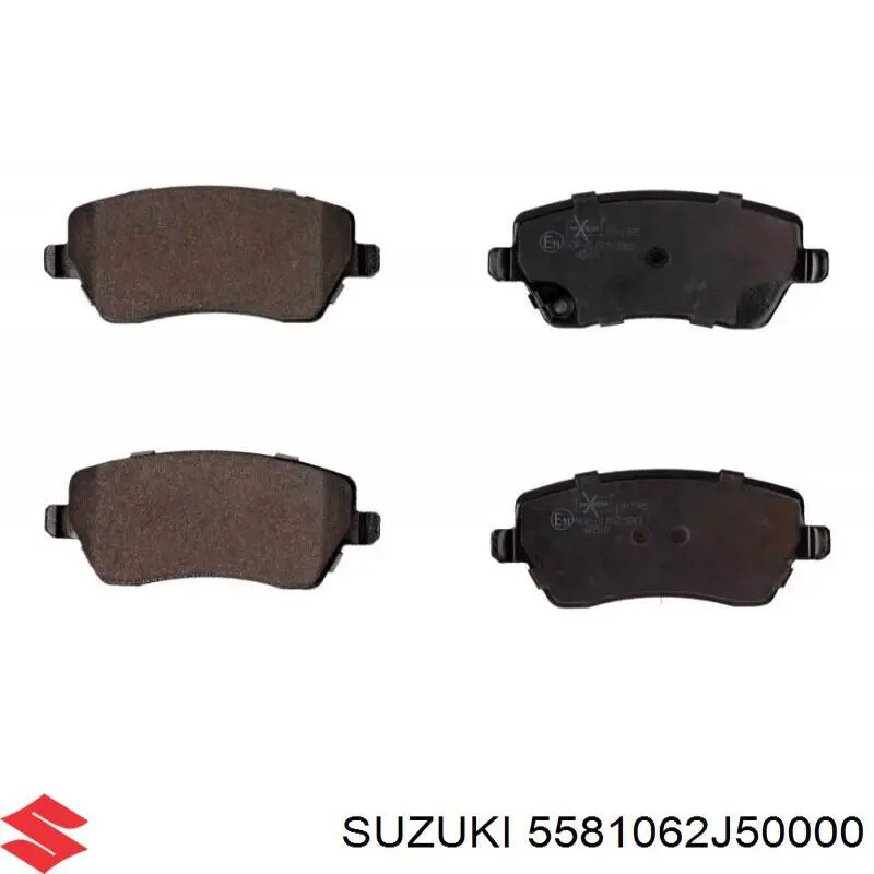 Гальмівні колодки Suzuki 5581062J50000 ціна, від 21.74 USD