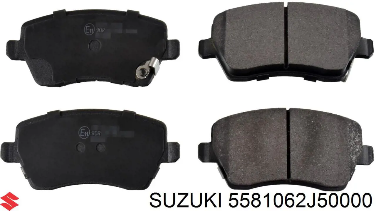 5581062J50000 Suzuki Передні гальмівні колодки