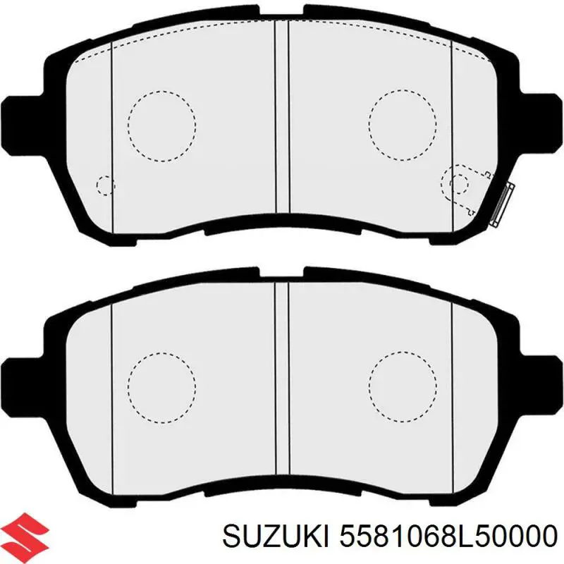 5581068L50000 Suzuki Передні гальмівні колодки