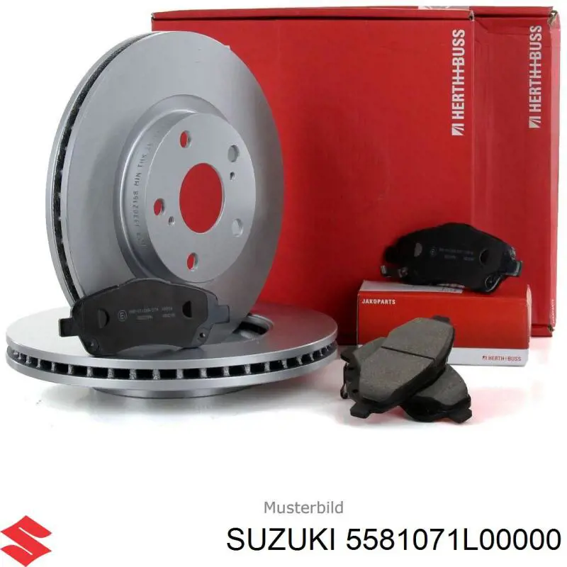 5581071L00000 Suzuki колодки гальмівні передні, дискові