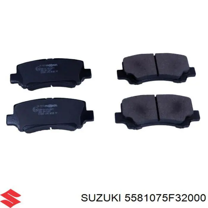 Купити 5581075F32000 Suzuki Колодки гальмівні передні, дискові