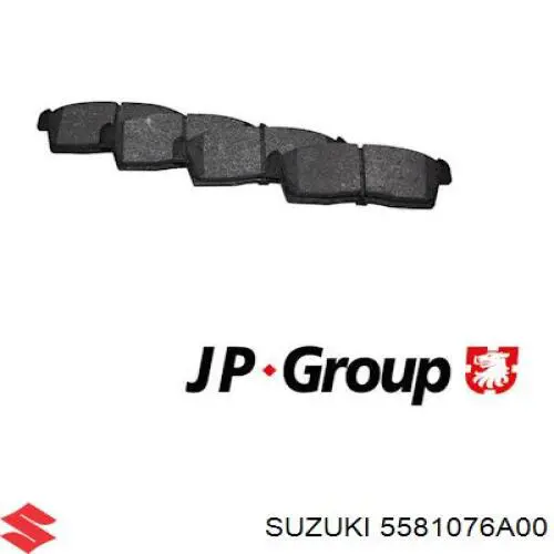 Гальмівні колодки Suzuki 5581076A00 ціна, від 18.24 USD