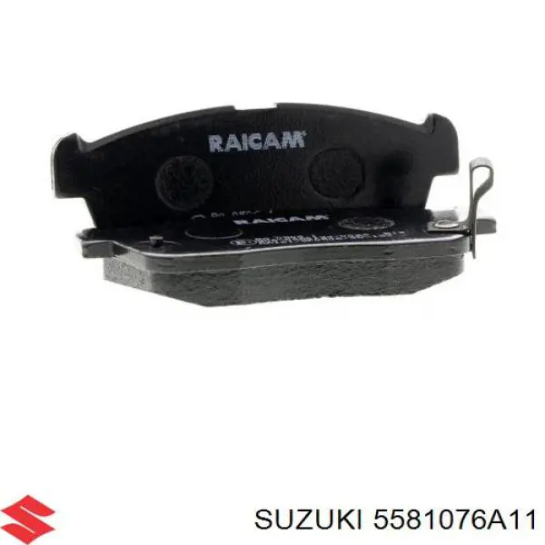 Передні тормозні колодки 5581076A11 Suzuki