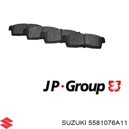 Купити 5581076A11 Suzuki Колодки гальмівні передні, дискові