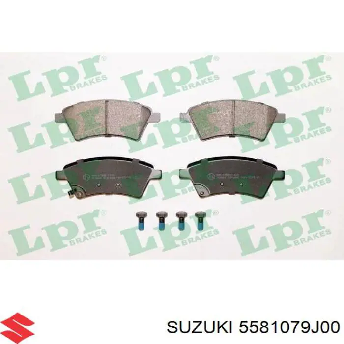 Гальмівні колодки Suzuki 5581079J00 ціна, від 17.89 USD