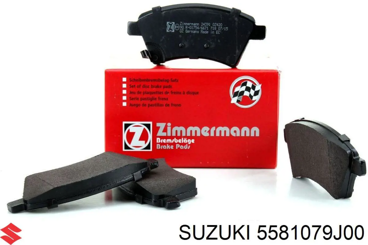 Купити 5581079J00 Suzuki Колодки гальмівні передні, дискові