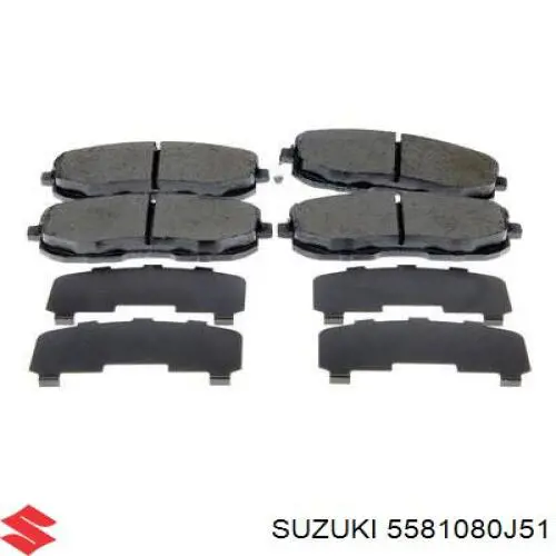 Гальмівні колодки Suzuki 5581080J51 ціна, від 19.45 USD