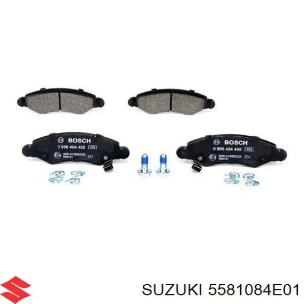 5581084E01 Suzuki Передні гальмівні колодки