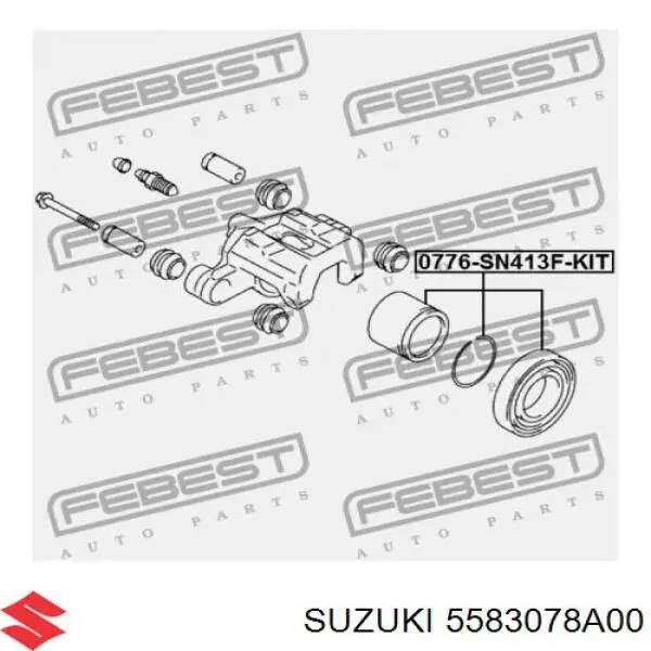 Купити 5583078A00 Suzuki Ремкомплект переднього супорту