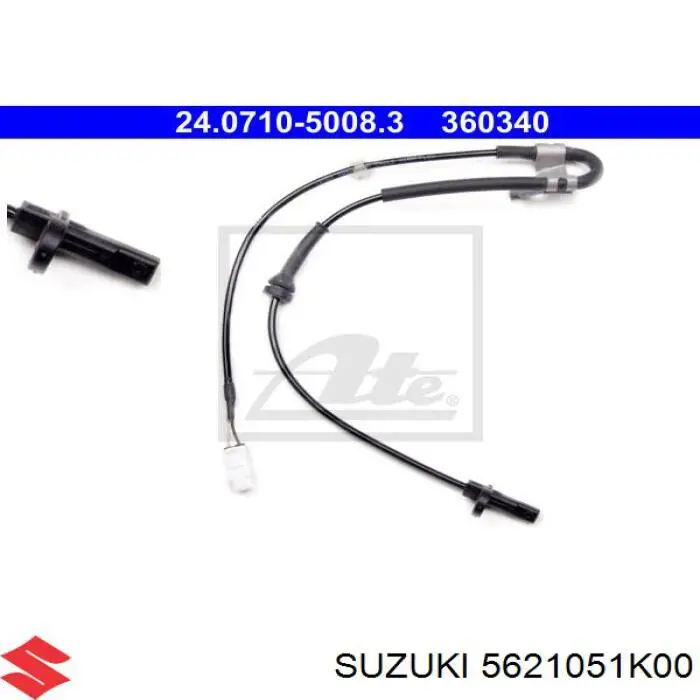 Датчик АБС (ABS) передній, правий 93194056 Opel