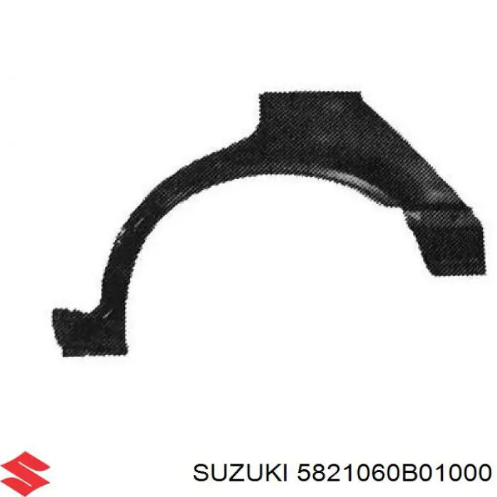 Супорт радіатора нижній/монтажна панель кріплення фар на Suzuki Swift (EA)