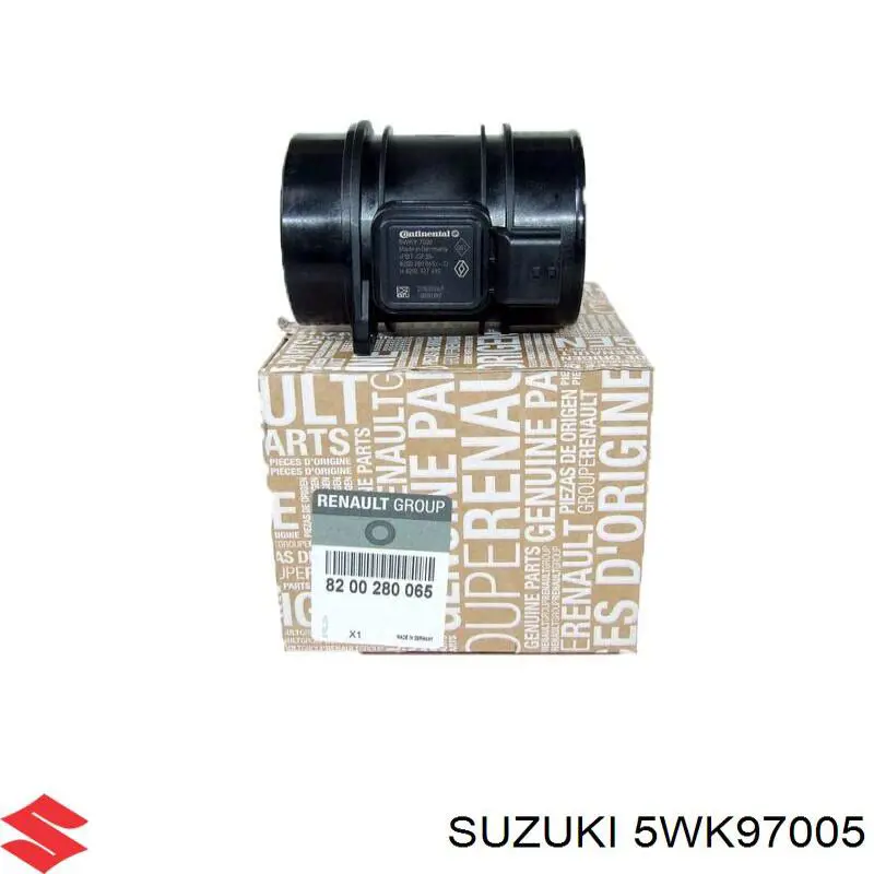 5WK97005 Suzuki датчик потоку (витрати повітря, витратомір MAF - (Mass Airflow))