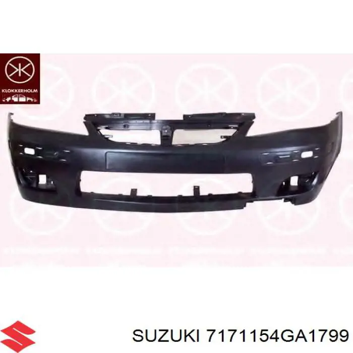 7171154GA1799 Suzuki бампер передній