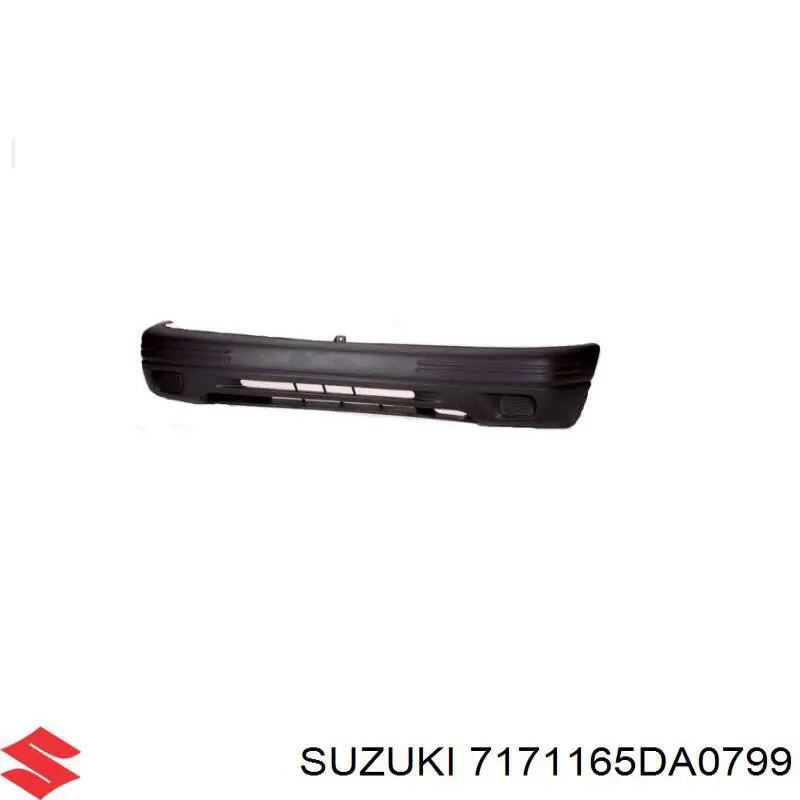 7171165DA0799 Suzuki бампер передній