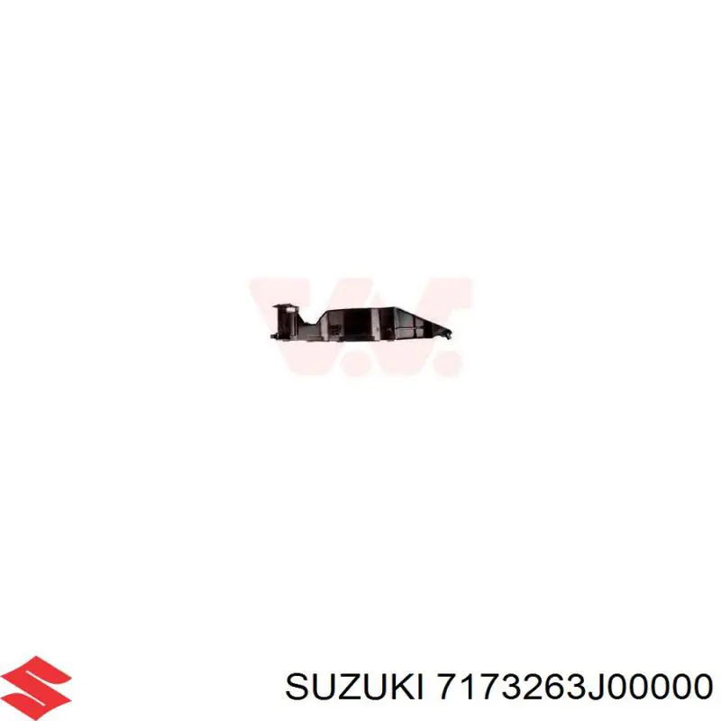 Кронштейн бампера переднього, лівий Suzuki 7173263J00000 ціна, від 7.22 USD