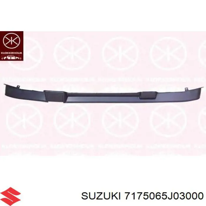 Спойлер переднього бампера Suzuki 7175065J03000 ціна, від 42.36 USD