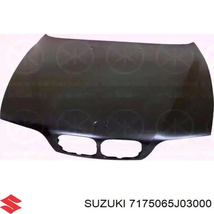 Купити 7175065J03000 Suzuki Губа переднього бампера