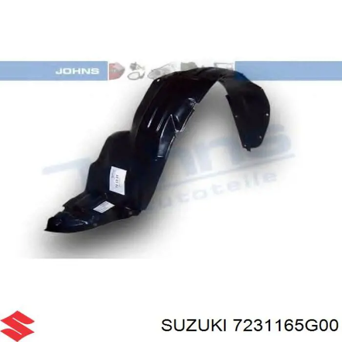 Купити 7231165G00 Suzuki Підкрилок передній правий