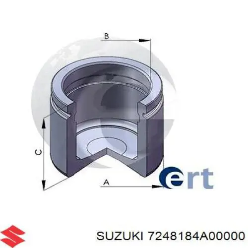 Купити 7248184A00000 Suzuki Підкрилок передній правий