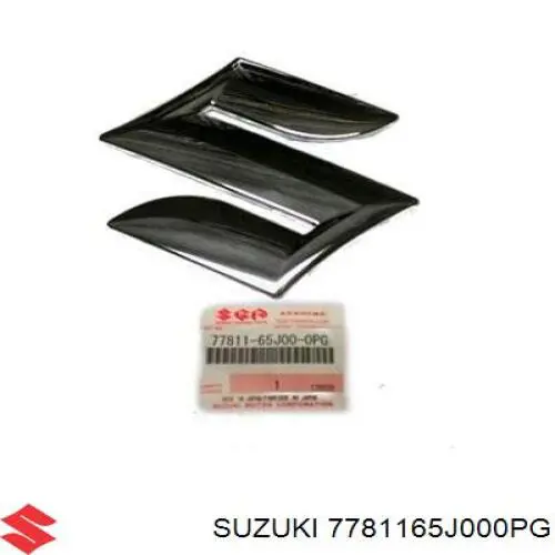 7781165J000PG Suzuki емблема решітки радіатора