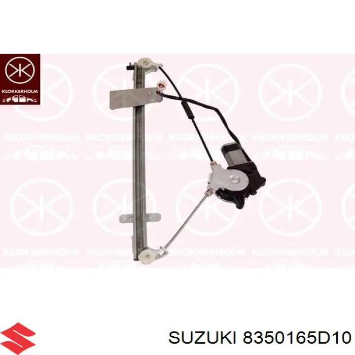 Механізм склопідйомника двері задньої, правої Suzuki 8350165D10 ціна, від 37.53 USD