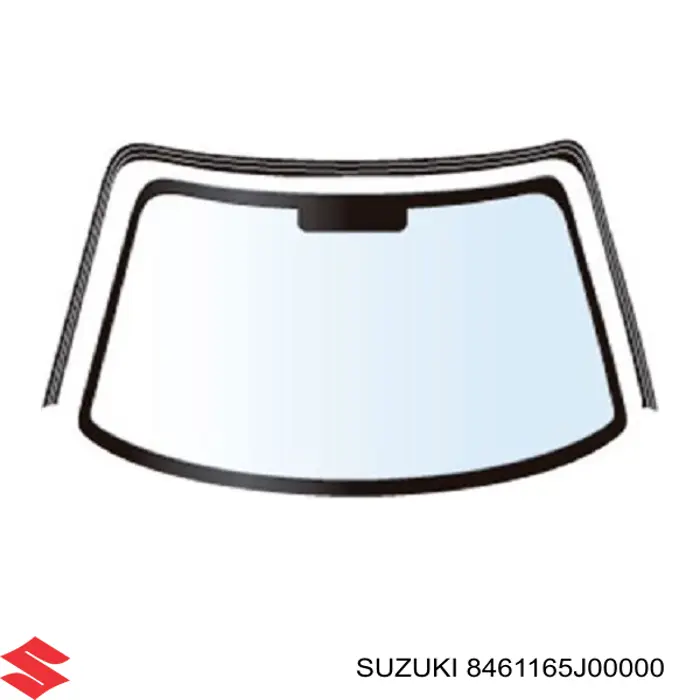 Молдинг вітрового скла Suzuki 8461165J00 ціна, від 52.47 USD