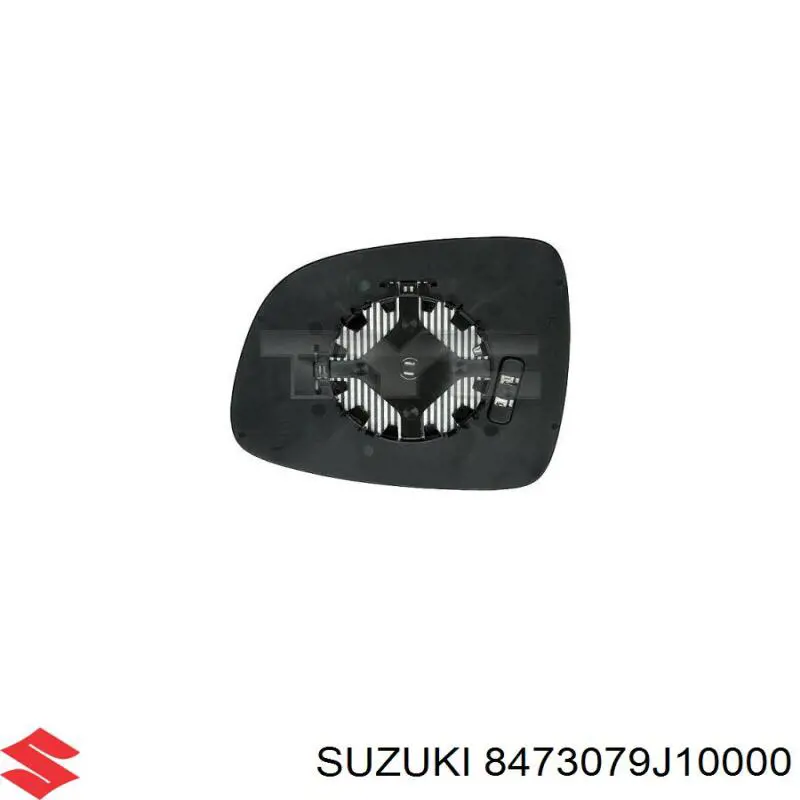 Дзеркальний елемент дзеркала заднього виду, правого Suzuki SX4 (Сузукі SX4)