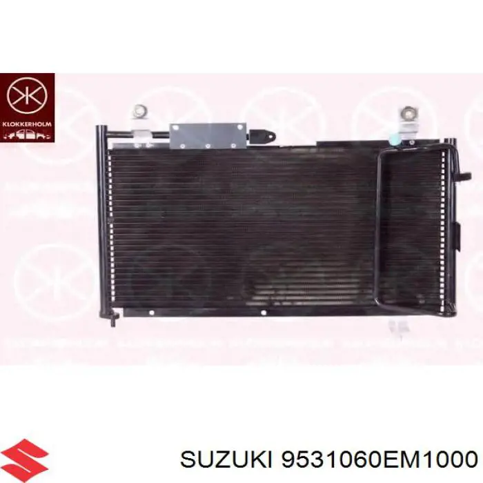 Радіатор кондиціонера Suzuki Swift 2 (AH, AJ) (Сузукі Свіфт)