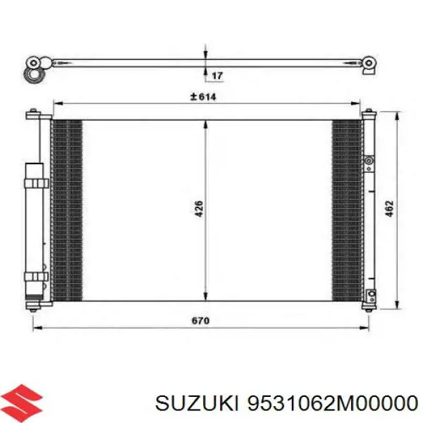 Конденсатор кондиціонера Q-fix Q1720133 ціна, від 152.02 USD