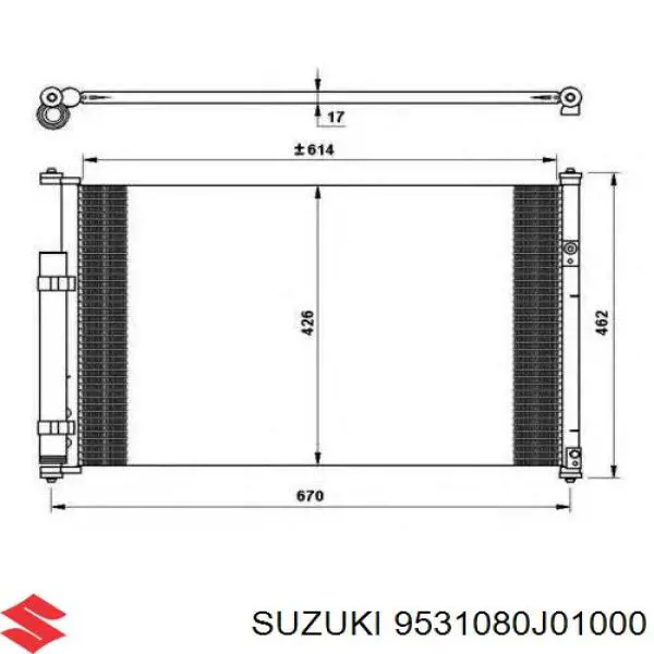 9531080J01000 Suzuki Конденсатор