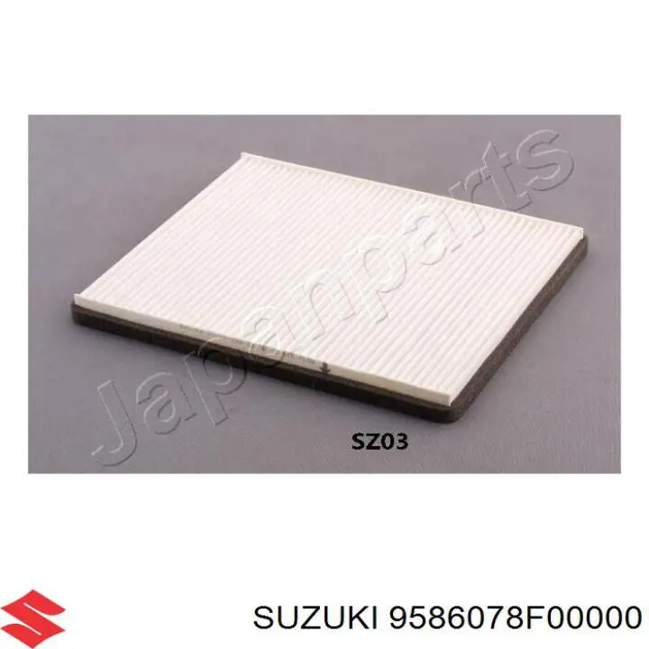 Фільтр повітряний обігрівача Suzuki 9586078F00000 ціна, від 4.44 USD
