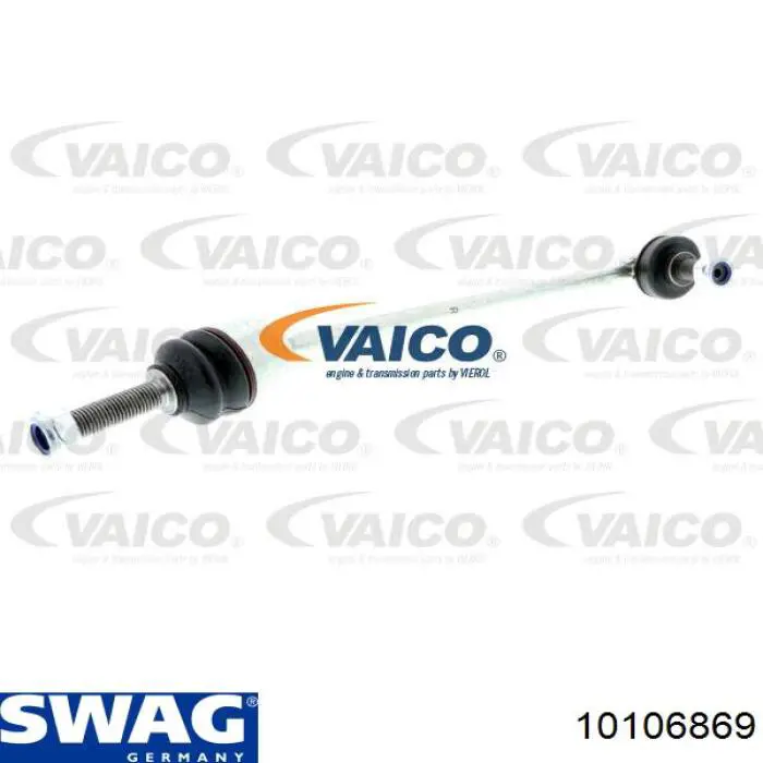 Стійка стабілізатора, переднього, права Swag 10106869 ціна, від 22.29 USD