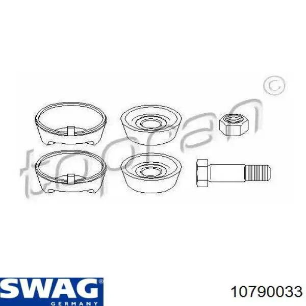 Купити 10790033 Swag Сайлентблок заднього нижнього важеля