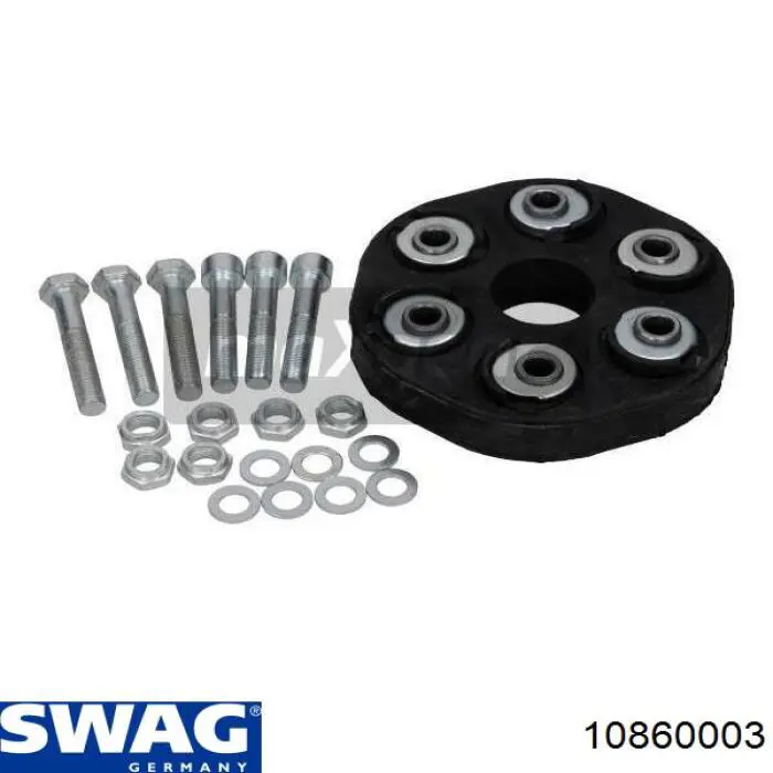 Муфта кардана еластична, передня Swag 10860003 ціна, від 51.09 USD