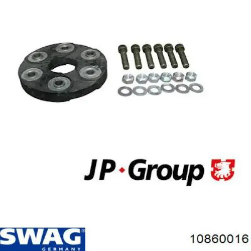 Муфта еластична карданного вала Swag 10860016 ціна, від 54.35 USD