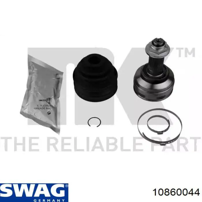 Опора карданного валу Swag 10860044