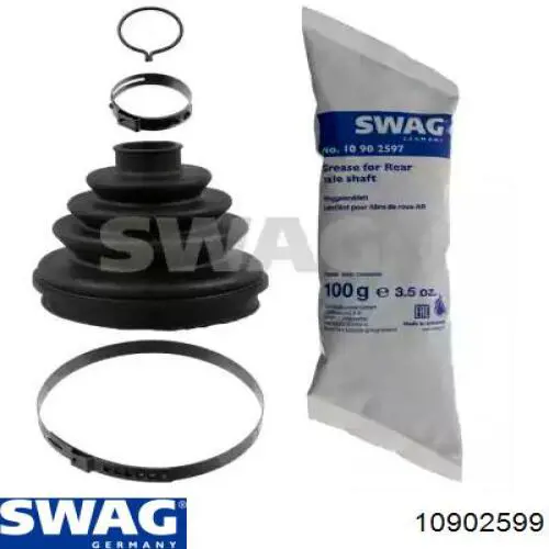 Пильник ШРУСа зовнішній, задньої піввісі Swag 10902599