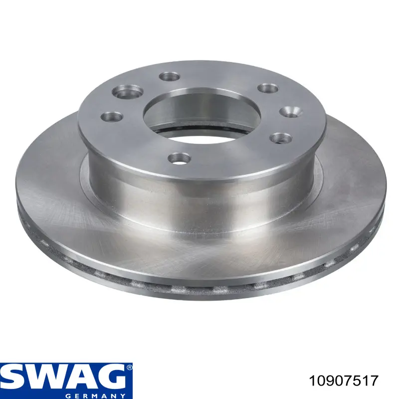 Диск переднього гальма Swag 10907517 ціна, від 40.82 USD